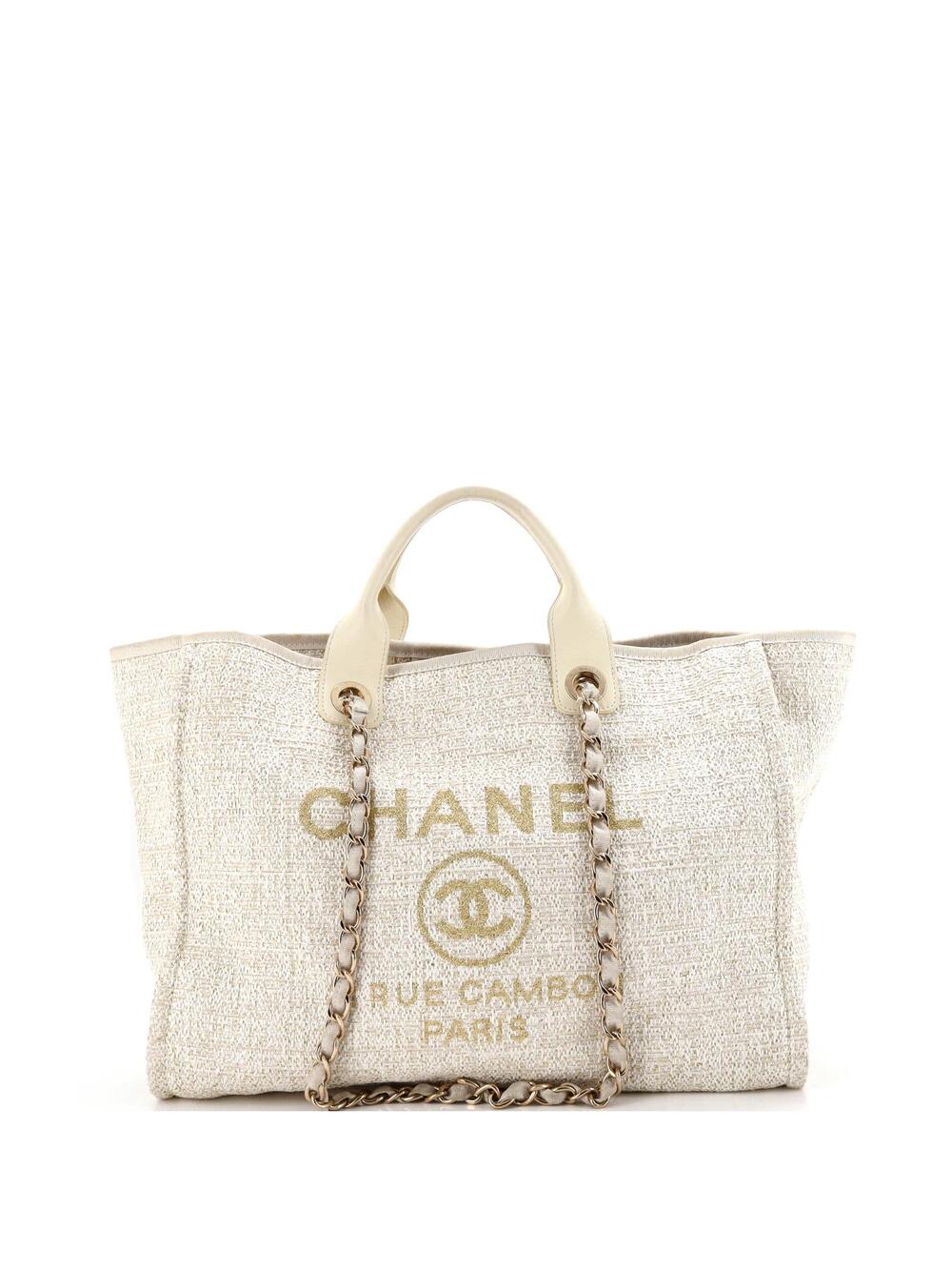 Chanel Deauville Tote Raffia With #296825C41B